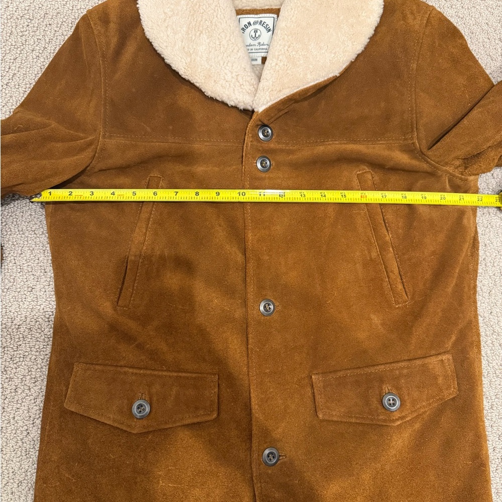 Iron & Resin Limited Edition Run Buffalo Suede Lincoln Jacket, Men’s Size Medium - Picture 3 of 10